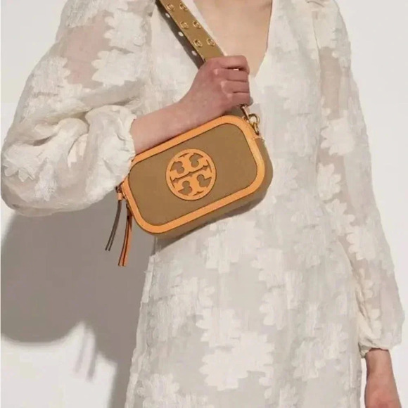 Tory Burch Miller Canvas Mini Crossbody Bag - Picture 7 of 9